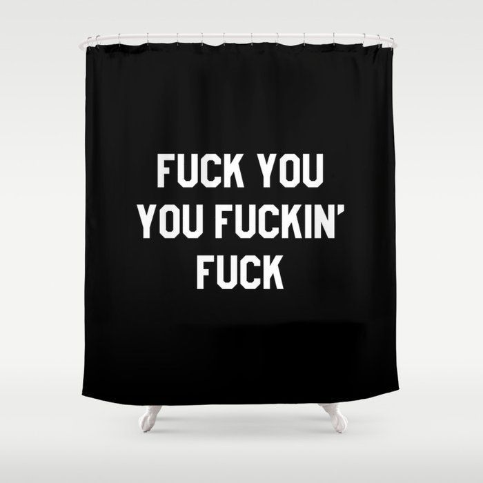 Shower curtain fuck