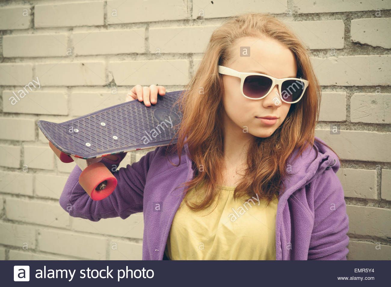 Peep reccomend Of blond teen holding sunglasses
