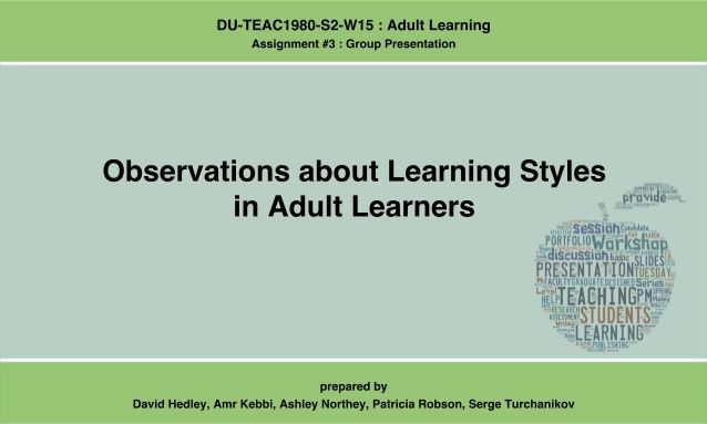 best of For adult learners Learning styles