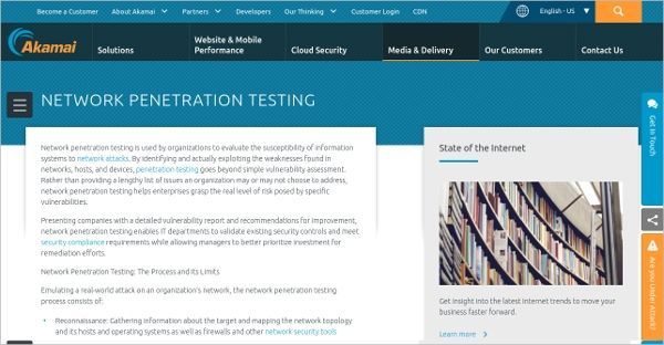 Blueberry reccomend Network penetration test tool