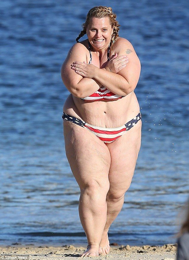 best of Skinny bikini in old Gross woman