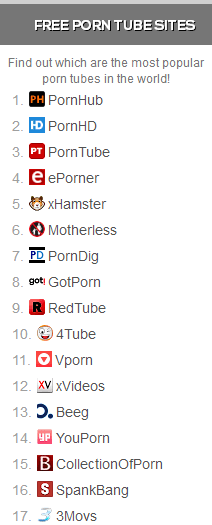 The best porno sites