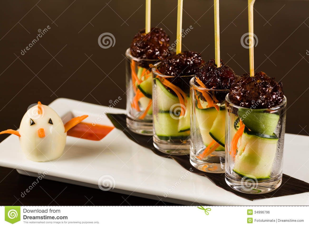 Goose reccomend Asian chicken appetizers