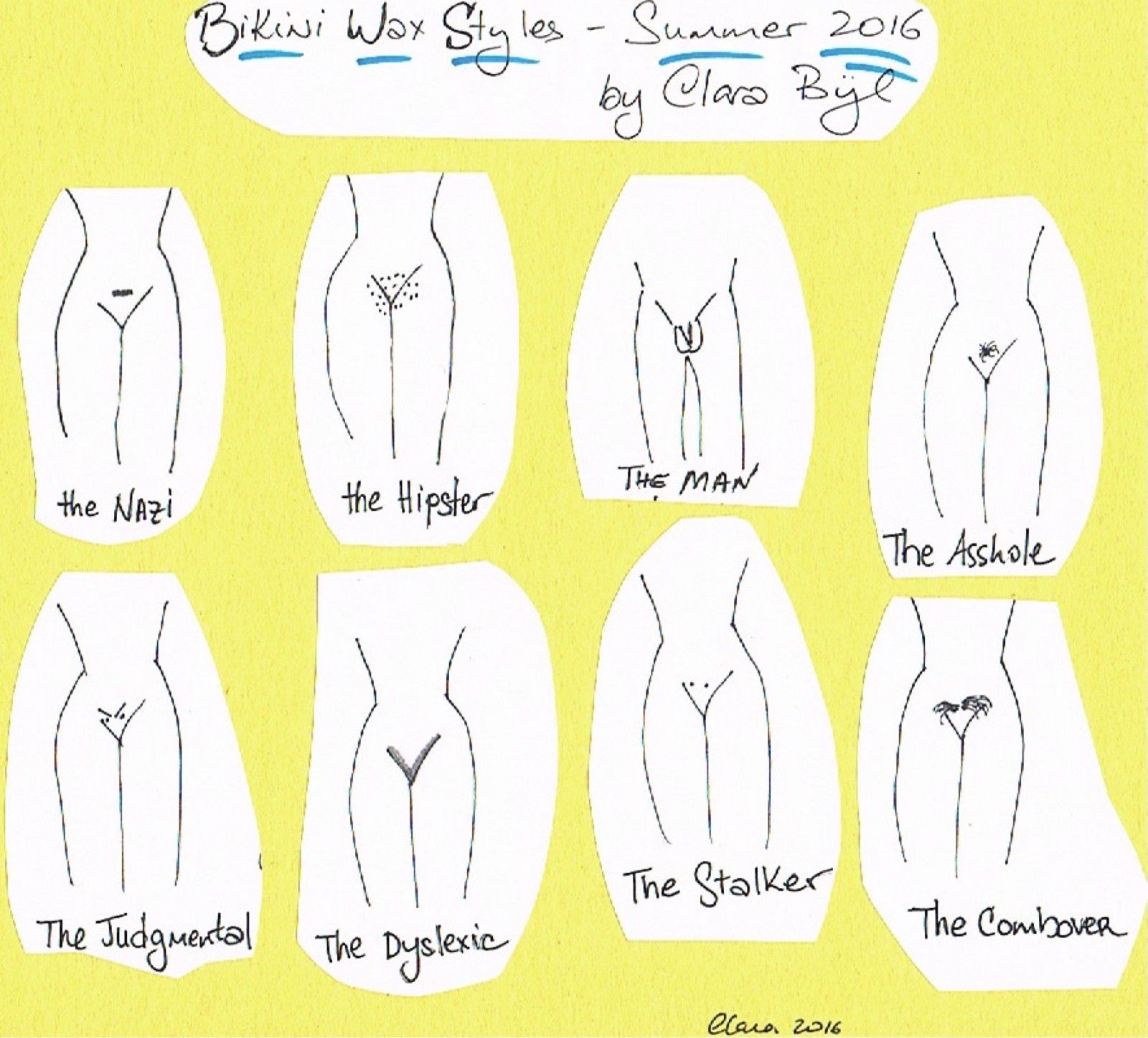 best of Bikini styles Different wax