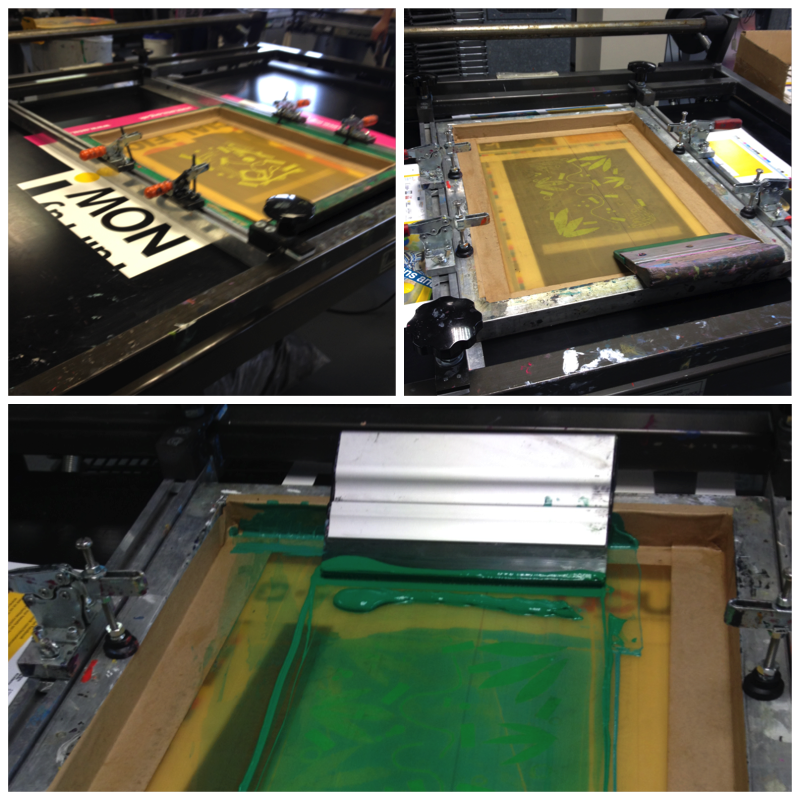 Amateur screen printing