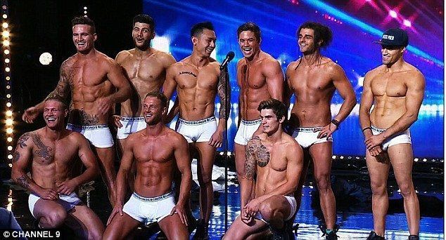 Australian men stripper shows