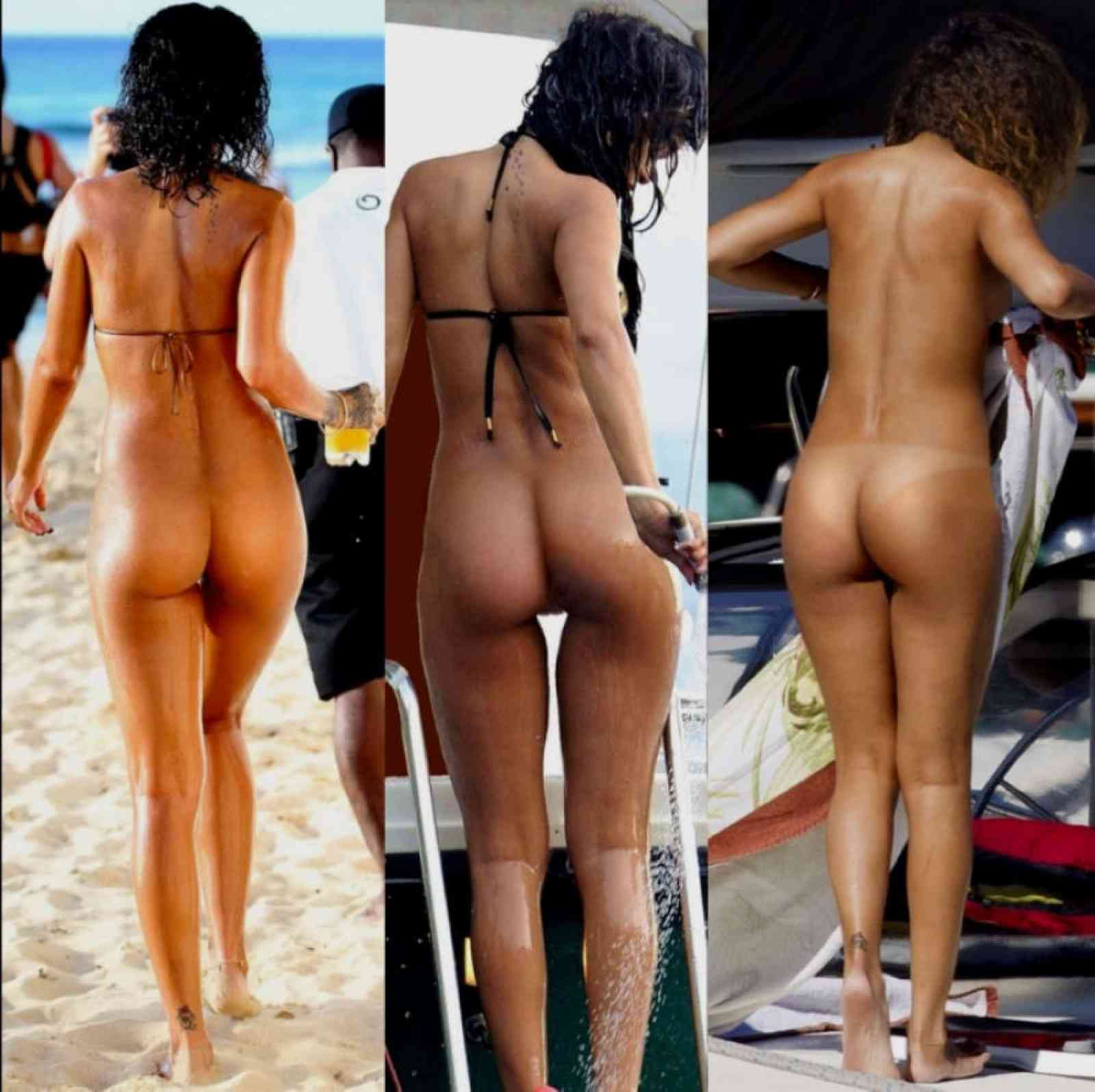 Rihanna naked ass