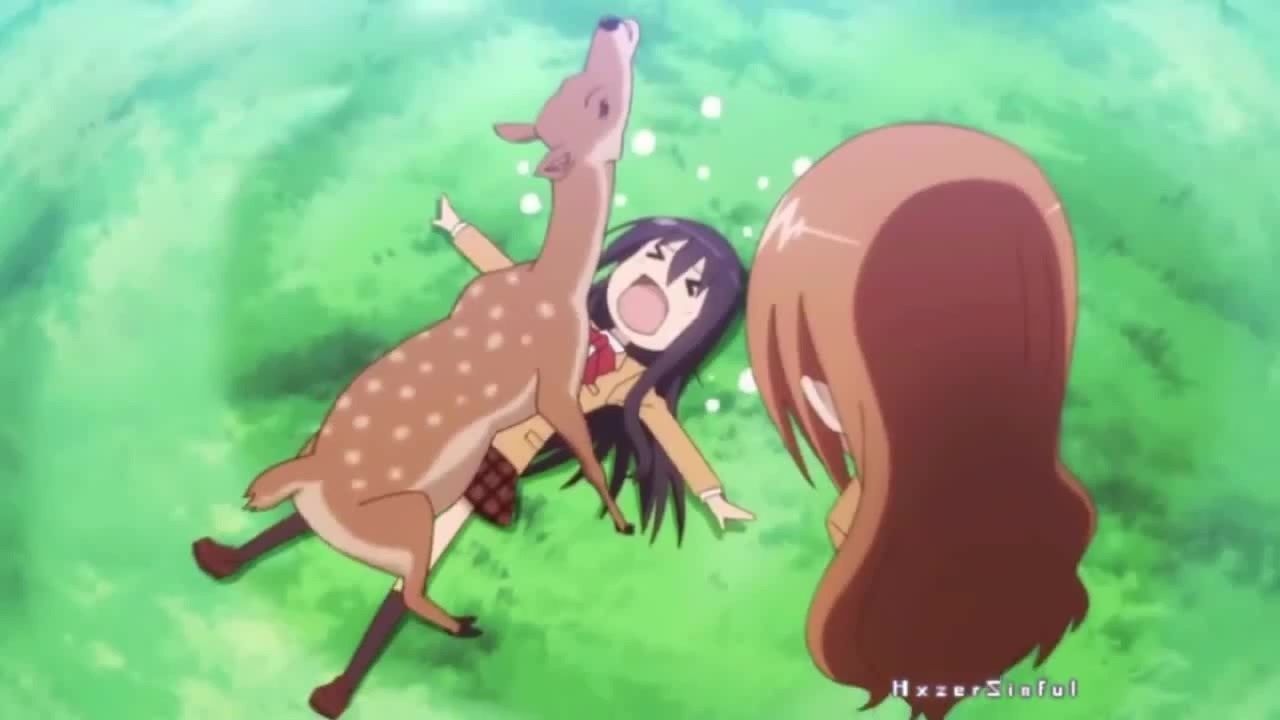 best of Girl cartoon animation fuck Deer