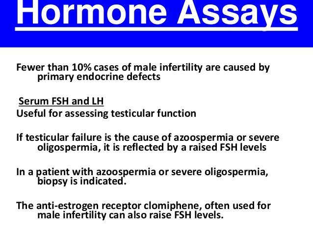 No sperm count and high fsa and male and fertility