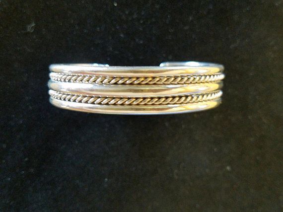 best of Bracelet silver band Striped jasper