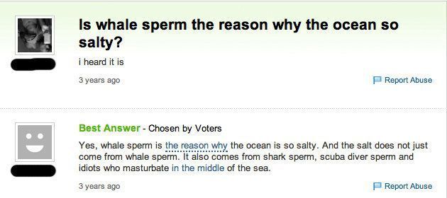 best of Is sperm salty Why
