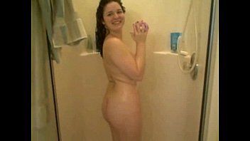 In naked shower wife