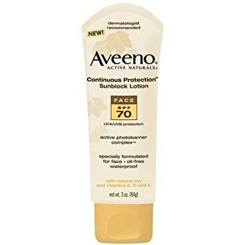 best of Sunscreen Aveeno facial