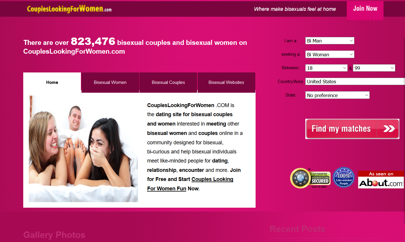 Bisexual couple site web