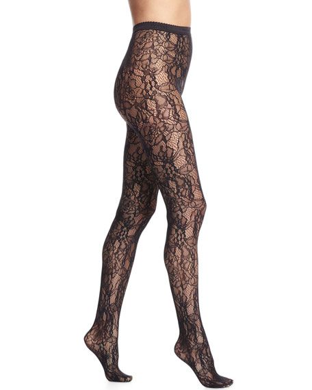 best of Lace pantyhose Black
