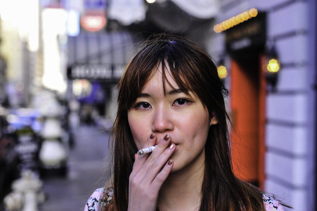 Barrel reccomend Asian girls smoking cigarettes