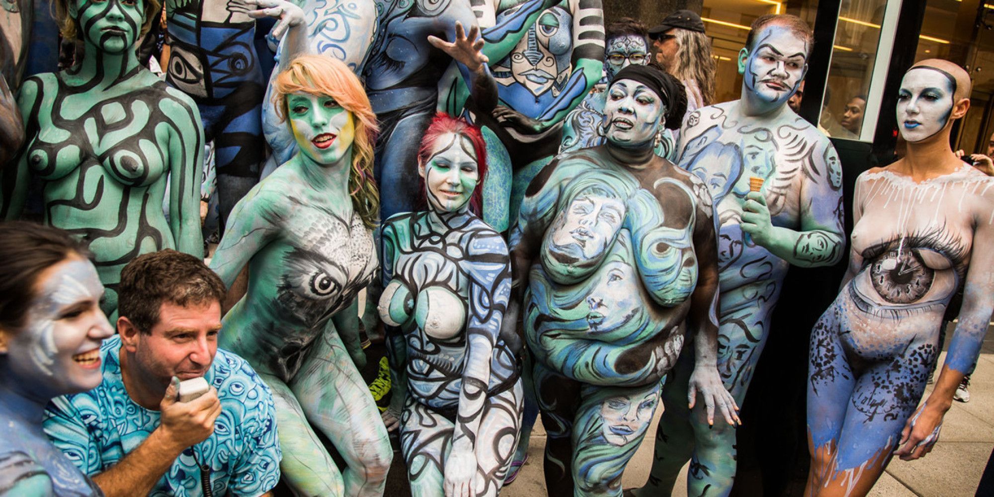 body paint cocks and cunts 