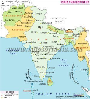 map of afiganistan Asian india