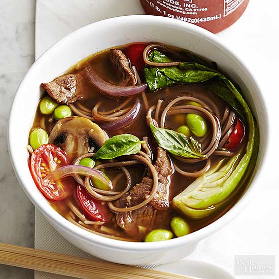 Coo C. reccomend Asian noodle soup bowl