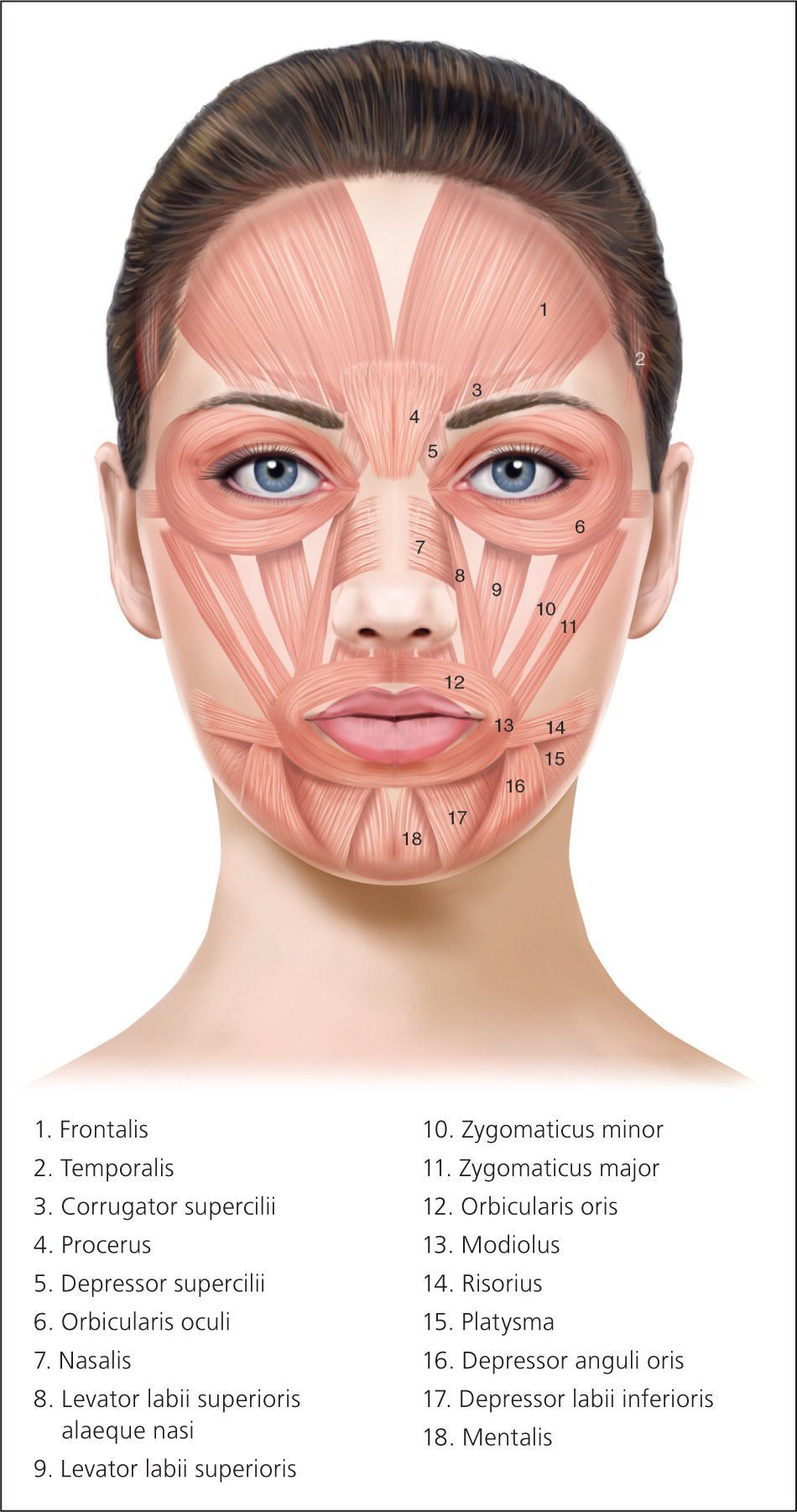 Multiple sclerosis and facial injections