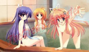 Cloudburst reccomend Three anime girls bikini