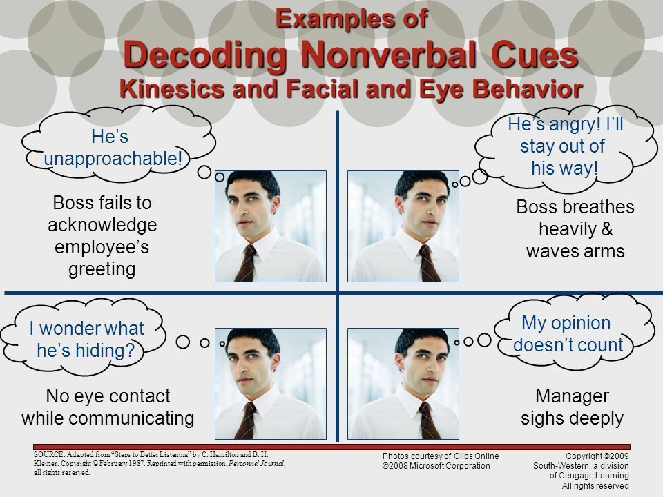 Facial and eye behavior