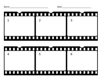 Graphic organizer movie strip