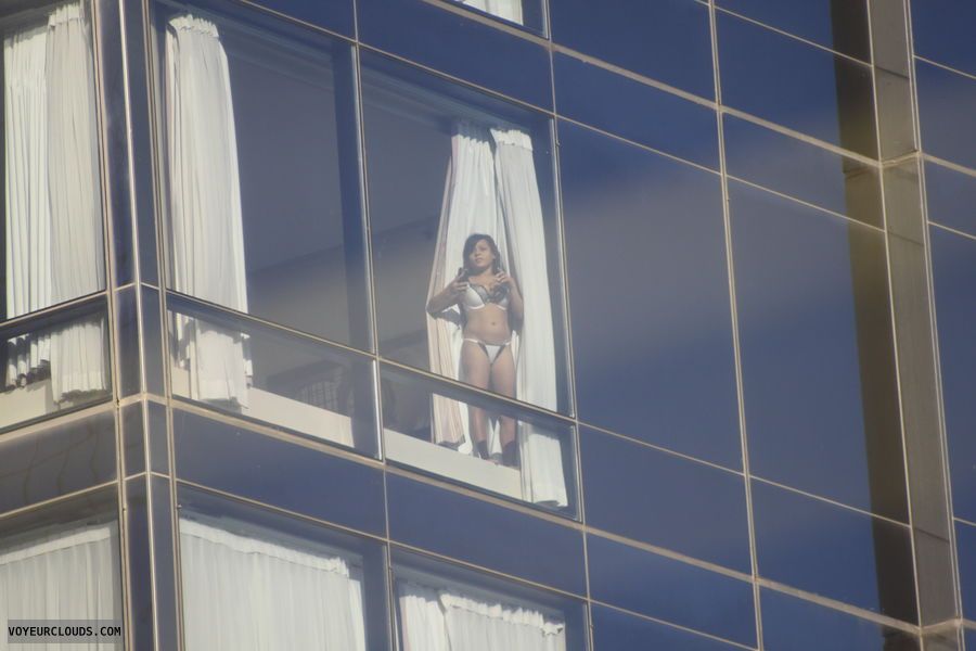 Amateur voyeur hotel window  picture image
