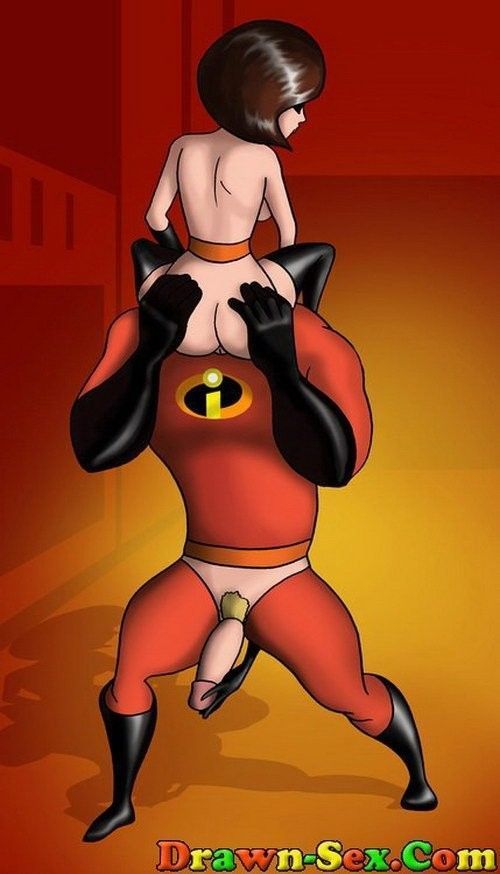 The incredibles cartoon anal