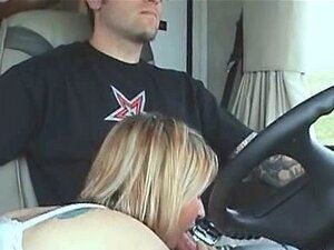 best of Driving blowjob while